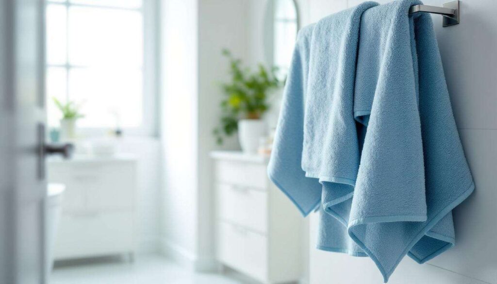 Diese einfachen hacks helfen ihre badezimmermatten ordentlich zu lagern und platz zu sparen