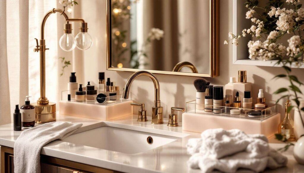 Zehn virale TikTok-Organisierer für Beauty wie Acryl-Riser für Waschbecken-Serene