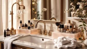 Zehn virale TikTok-Organisierer für Beauty wie Acryl-Riser für Waschbecken-Serene