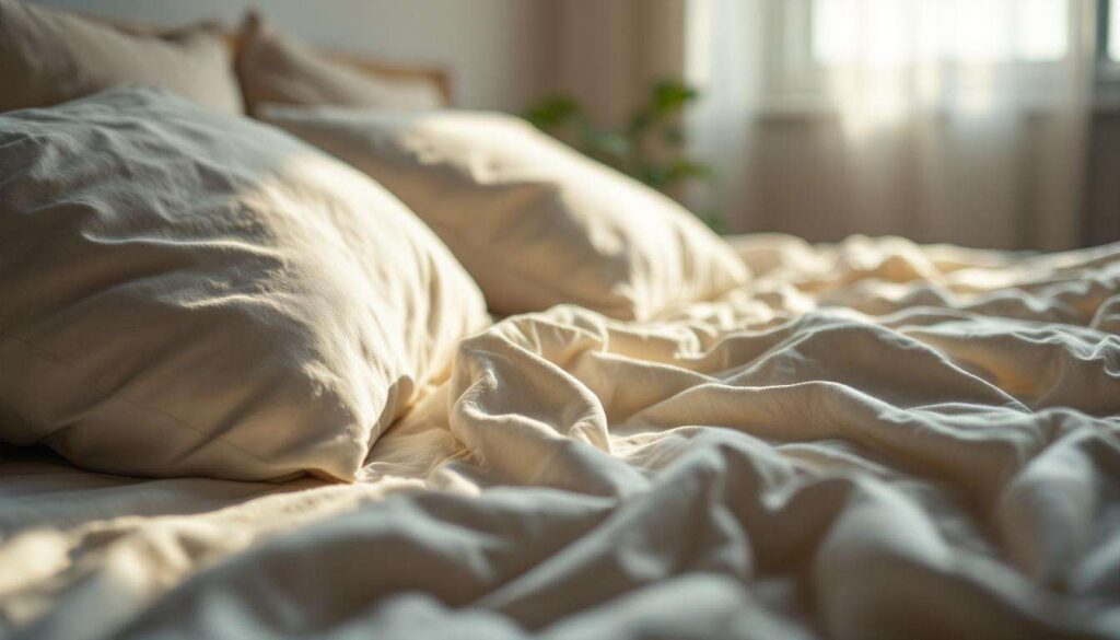 Wer morgens direkt nach dem Aufstehen das Bett macht, schafft unwissentlich den perfekten Lebensraum für Milben und Feuchtigkeit
