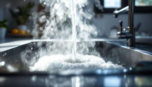 Das passiert, wenn man kochendes Wasser in den Abfluss gießt