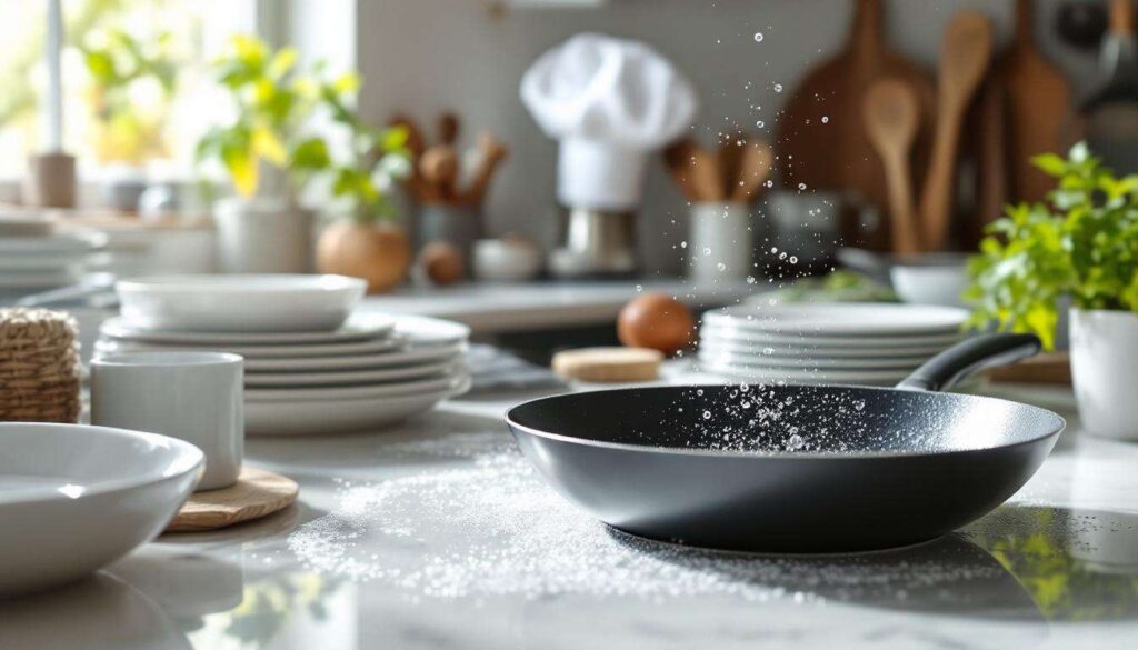 In meiner Küche glänzt das gesamte Geschirr wie neu: Wie man fettige Pfannen ohne Chemikalien reinigt – ein Trick aus der Gastronomie