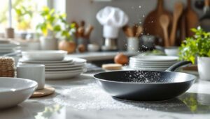 In meiner Küche glänzt das gesamte Geschirr wie neu: Wie man fettige Pfannen ohne Chemikalien reinigt – ein Trick aus der Gastronomie