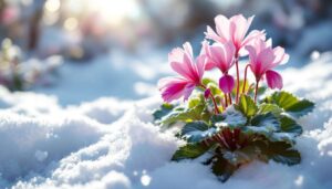 Persisches Alpenveilchen im Winter: So blüht es wochenlang statt nur ein paar Tage