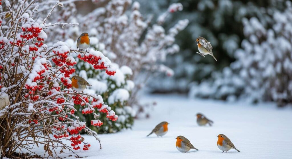 Ich pflanzte diese Winterfrucht in meinen Garten, jetzt kommen täglich Rotkehlchen