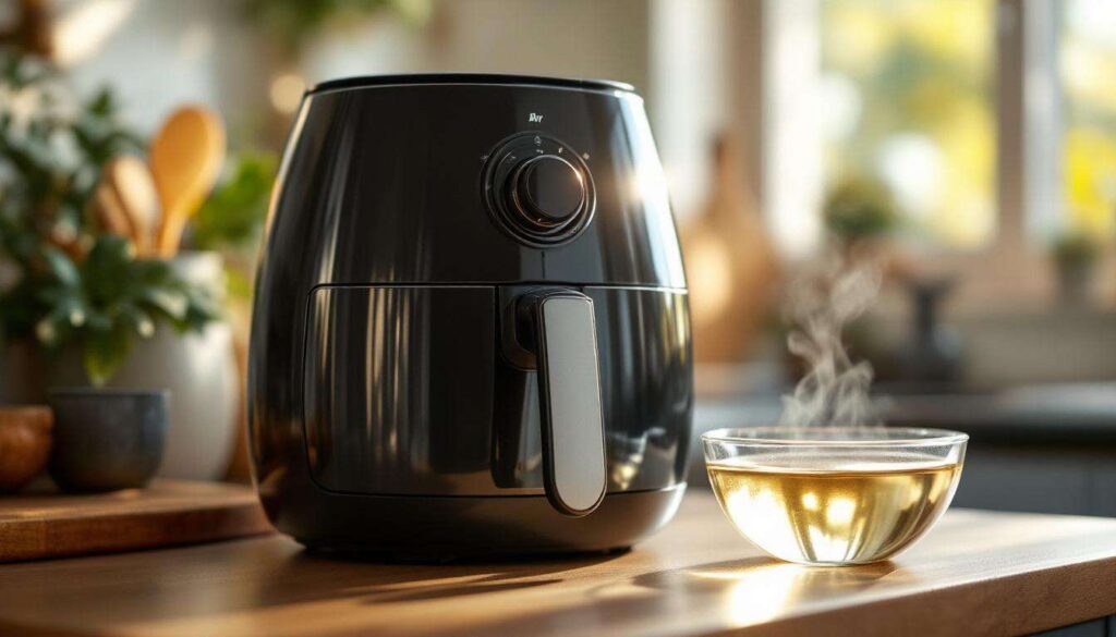 Heißluftfritteuse reinigen: So hilft warmer Essig gegen Fettfilm und Gerüche