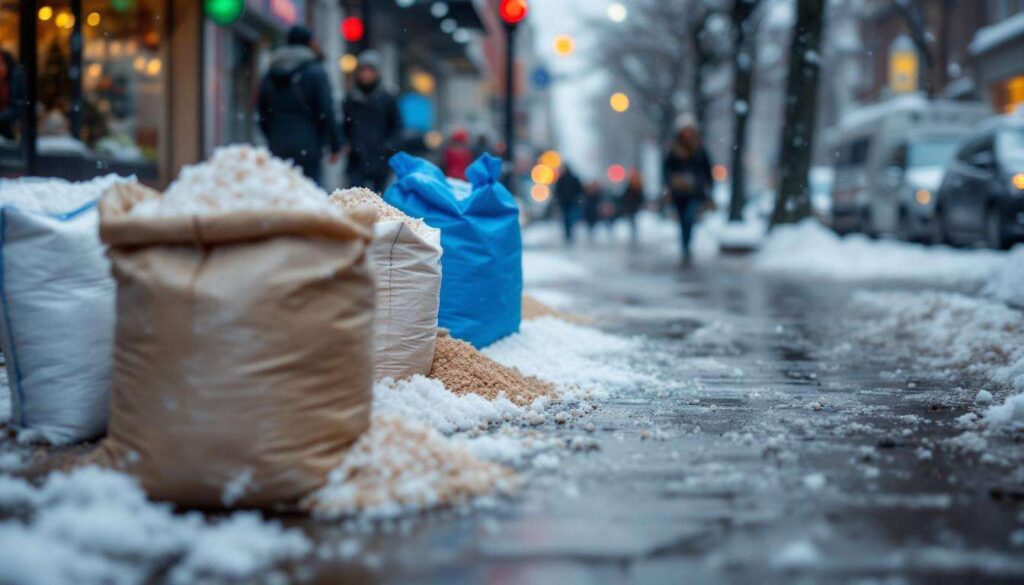 Streusalz, Sand oder Splitt: Welche Streumittel im Winter wirklich helfen