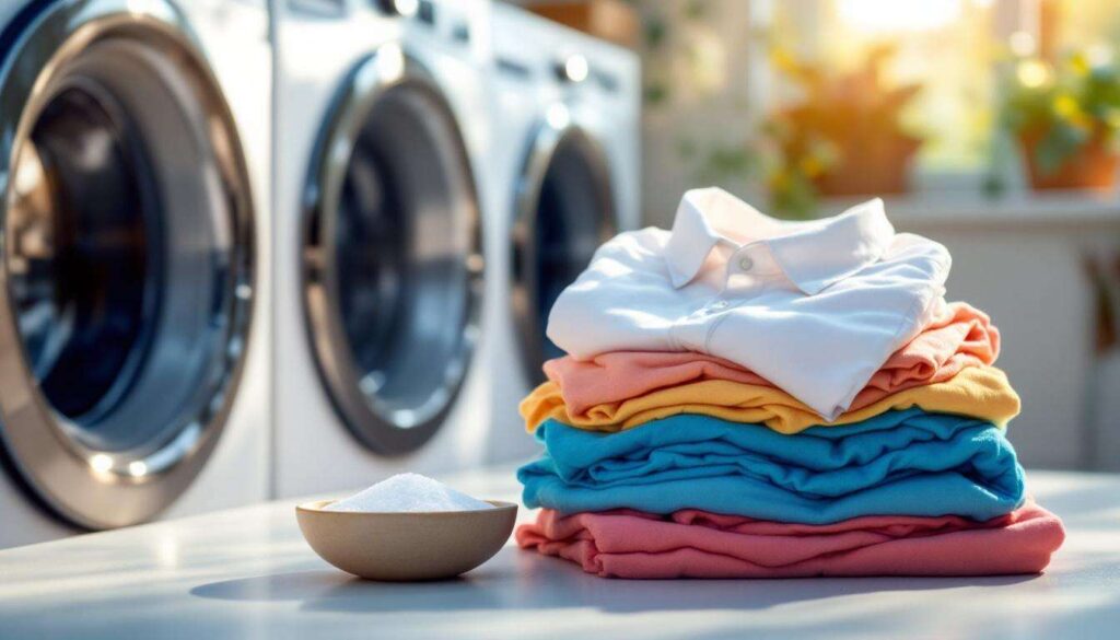 Der Grund warum ein Teelöffel Salz in der Waschmaschine verhindert dass bunte Kleidung auf weiße Wäsche abfärbt