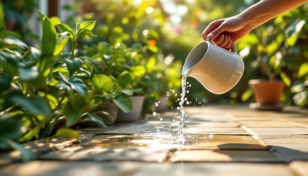 Werfen Sie das Kartoffelwasser nicht weg: Gießen Sie es auf Ihre Terrasse, das Ergebnis ist verblüffend