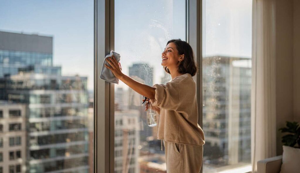 Fensterputzen für Faule – streifenfreie Fenster ohne Schrubben