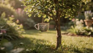 Garten: Wer jetzt eine Tasse am Baum aufhängt, kann damit Leben retten